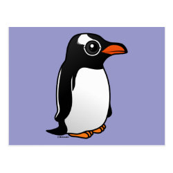 Cute Gentoo Penguin Postcard