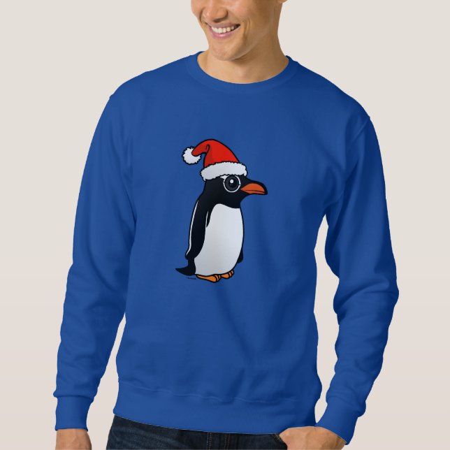 Gentoo Penguin Santa Sweatshirt (Front)