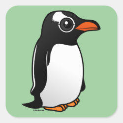 Cute Gentoo Penguin Square Sticker