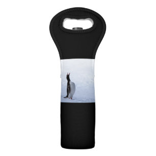 Gentoo penguin wine bag