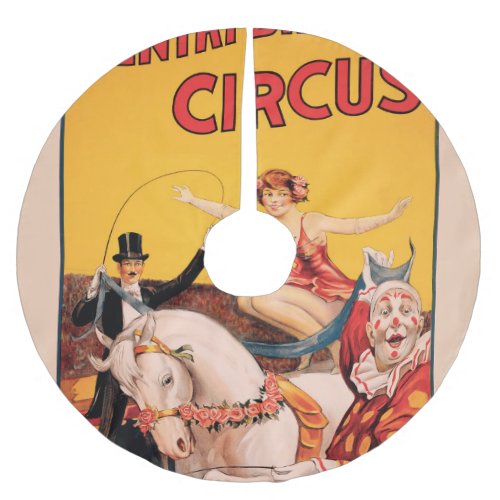 Gentry Bros Circus Brushed Polyester Tree Skirt