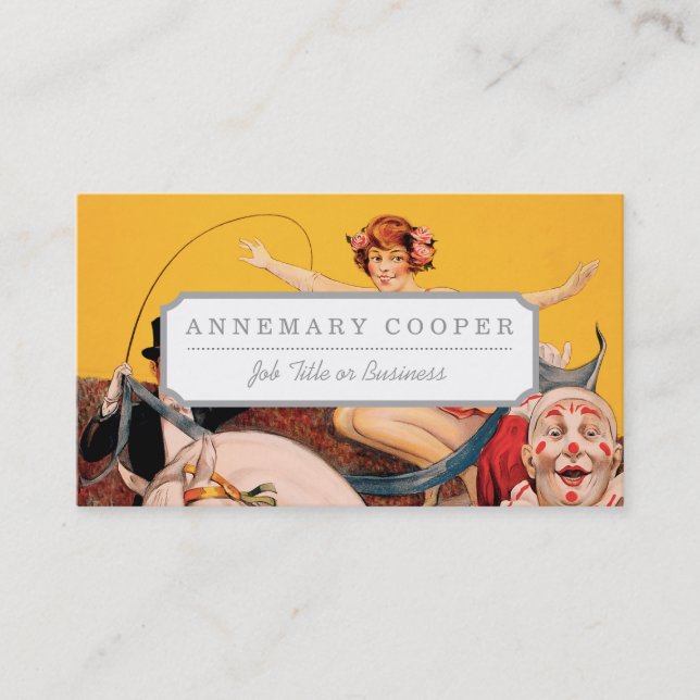 Gentry Bros. Circus Business Card (Front)