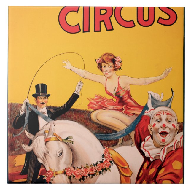 Gentry Bros. Circus Ceramic Tile (Front)