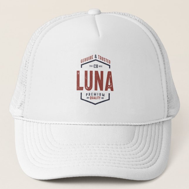 Genuine and Trusted Luna Trucker Hat (Front)