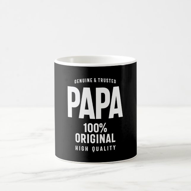 Genuine and Trusted Papa | Father Gift Coffee Mug (Center)
