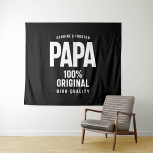 Genuine and Trusted Papa Father Gift Tapestry