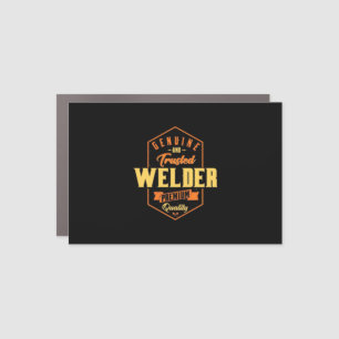 Genuine And Trusted Welder Car Magnet