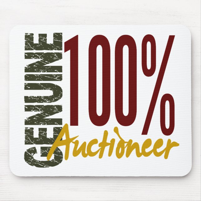 Genuine Auctioneer Mouse Pad (Front)