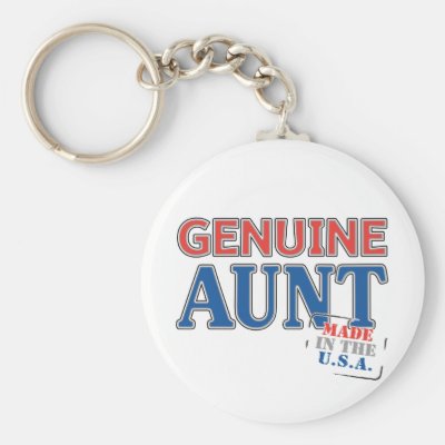 Genuine Aunt Keychain