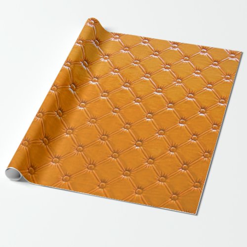 Genuine brown leather upholstery wrapping paper