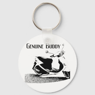 Genuine Buddy Black Keychain