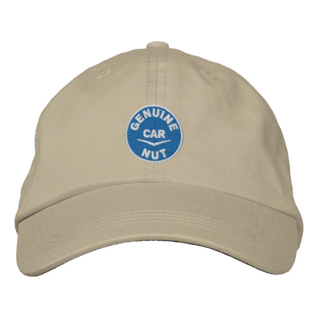 Genuine Car Nut Logo Embroidered Baseball Hat (Front)