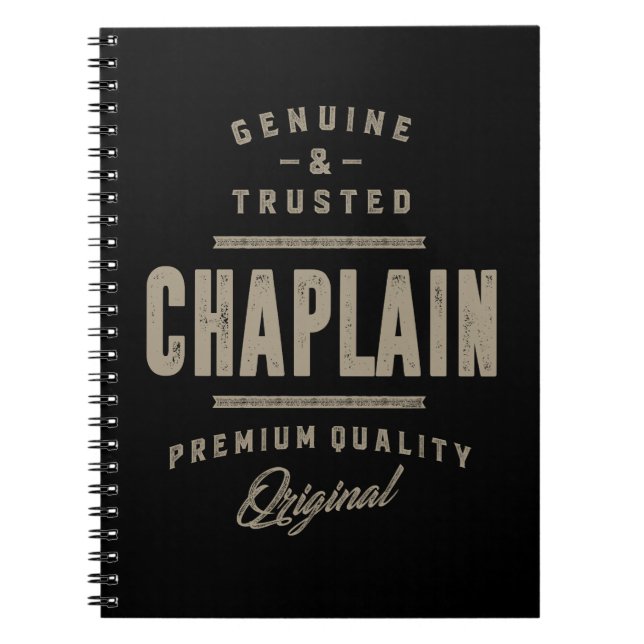 Genuine Chaplain Notebook (Front)
