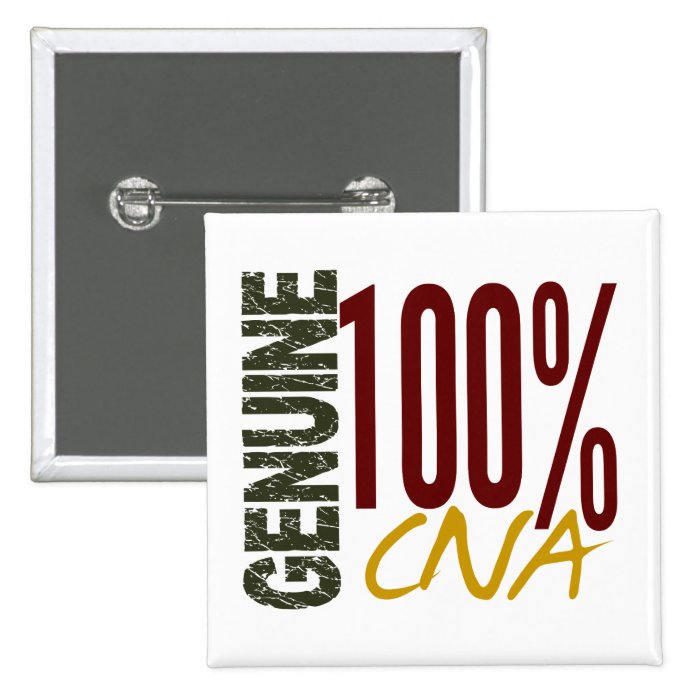 Genuine CNA Pinback Button