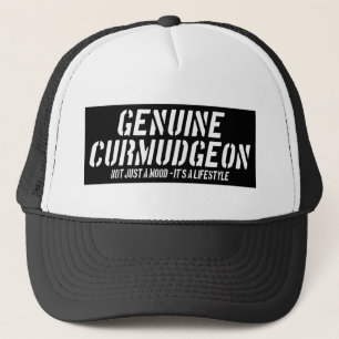 Genuine Curmudgeon Just A Mood It's A Lifestyle Trucker Hat