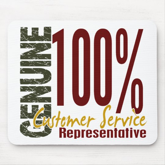 Genuine Customer Service Representative Mouse Pad