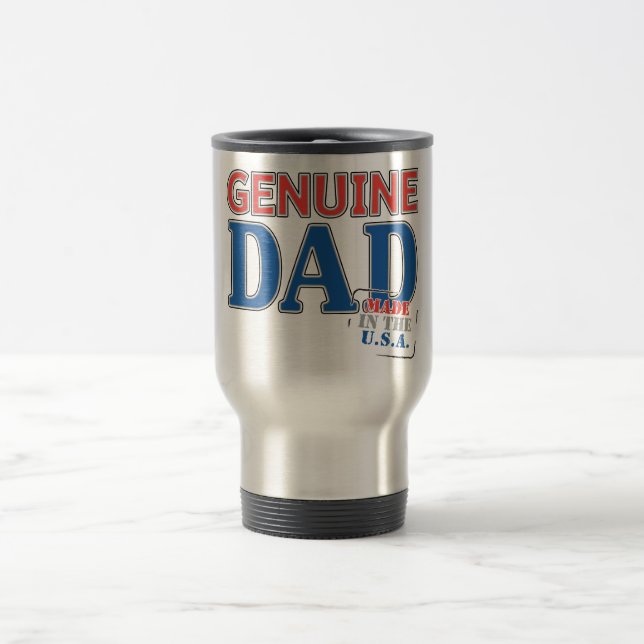 Genuine Dad Travel Mug (Center)