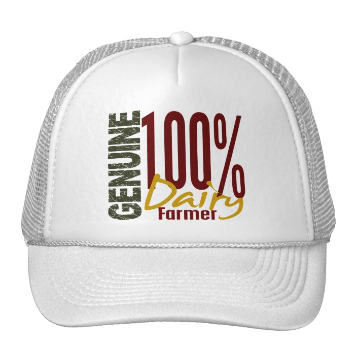 Genuine Dairy Farmer Hats