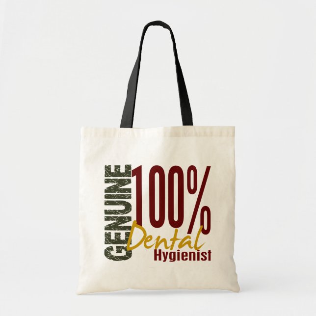 Genuine Dental Hygienist Tote Bag (Front)