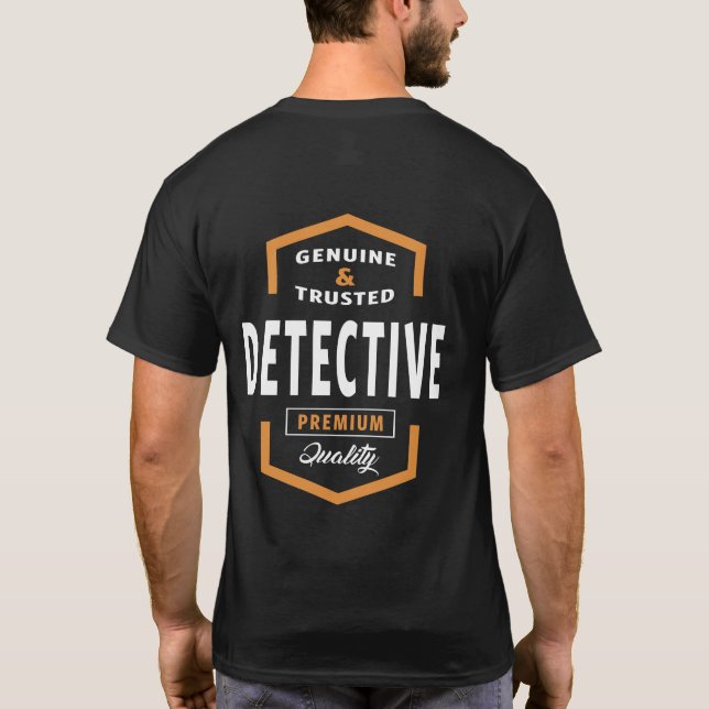 Genuine Detective Gifts T-Shirt (Back)