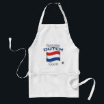 Genuine Dutch Cook Adult Apron<br><div class="desc">Genuine Dutch Cook t-shirt with the national flag and a seal of approval. For the culinary master of Dutch cuisine.</div>