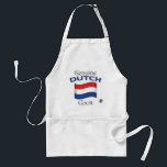 Genuine Dutch Cook Adult Apron<br><div class="desc">Genuine Dutch Cook t-shirt with the national flag and a seal of approval. For the culinary master of Dutch cuisine.</div>