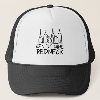 Genuine Gen*u*wine Redneck Trucker Hat by RedneckHillbillies at Zazzle