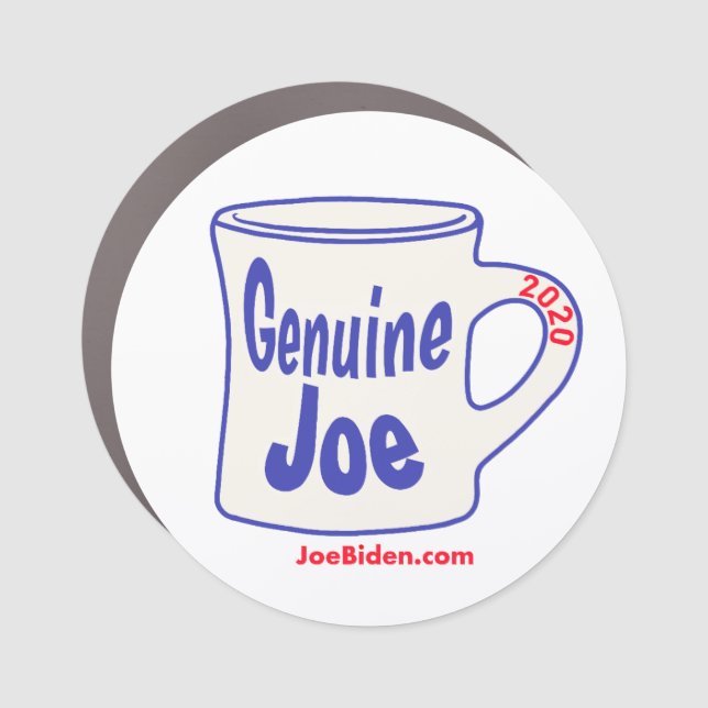 Genuine Joe Car Magnet (Front)