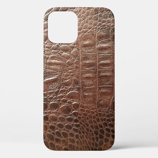 Genuine leather texture backgroundr close-up, embo Case-Mate iPhone case (Back)