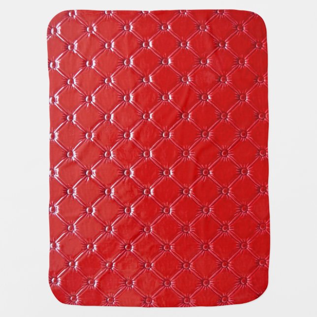 Genuine Leather Upholstery: Versatile Decor Baby Blanket (Front)