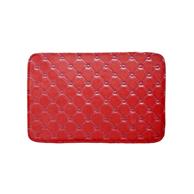Genuine Leather Upholstery: Versatile Decor Bath Mat (Front)