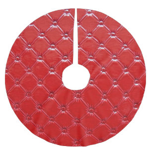 Genuine Leather Upholstery: Versatile Decor Brushed Polyester Tree Skirt
