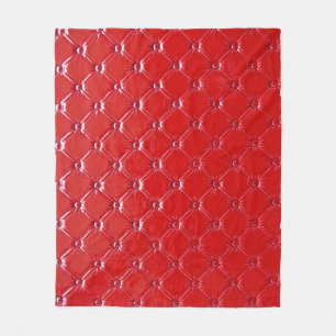 Genuine Leather Upholstery: Versatile Decor Fleece Blanket