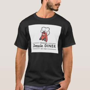 Genuine, Licensed Original DOGGIE DINER Logo (Desi T-Shirt