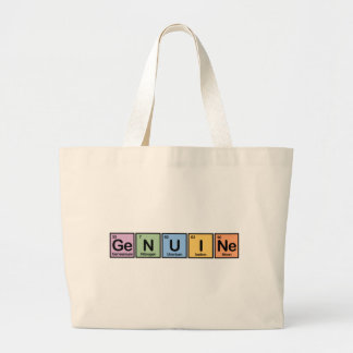 Genuine made of Elements Large Tote Bag