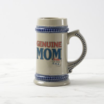 Genuine Mom Beer Stein