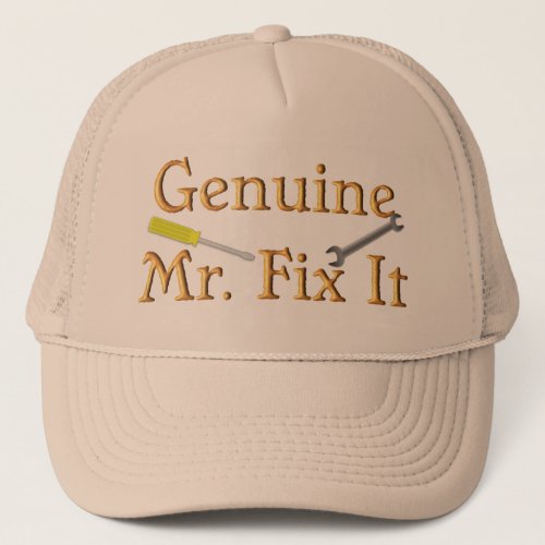 Genuine Mr Fix It Trucker Hat