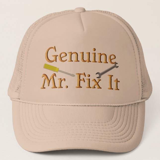 Genuine Mr. Fix It Trucker Hat (Front)