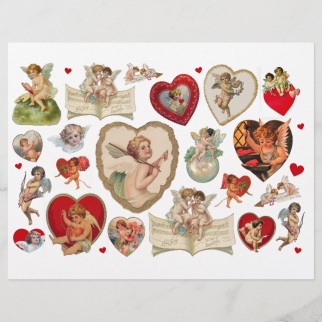 Genuine (not AI) Victorian Era Valentines (Front)