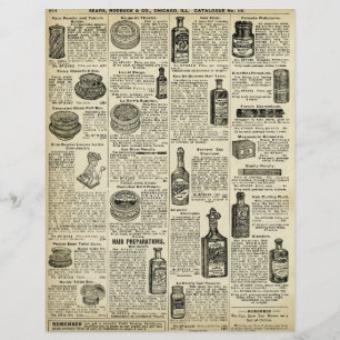 Genuine (not AI) Vintage Sears Catalog Page