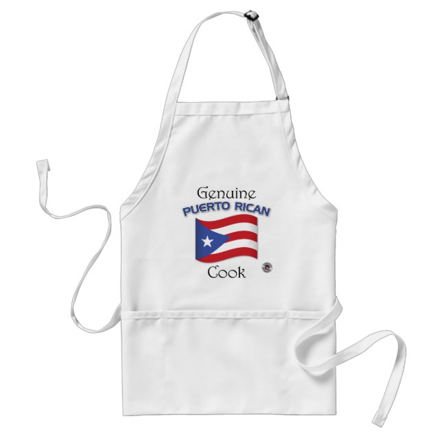 Genuine Puerto Rican Cook Adult Apron (Front)