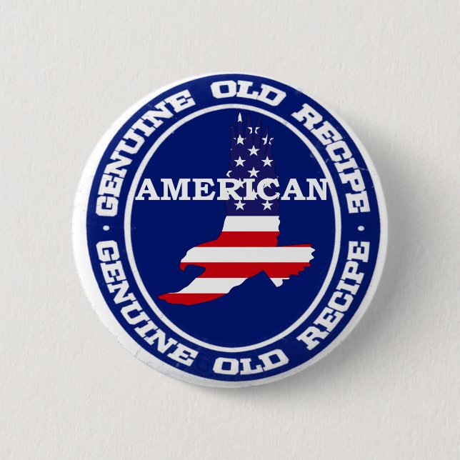 Genuine Recipe American Button (Front)