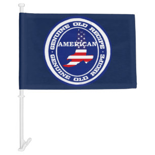 Genuine Recipe American Car Flag