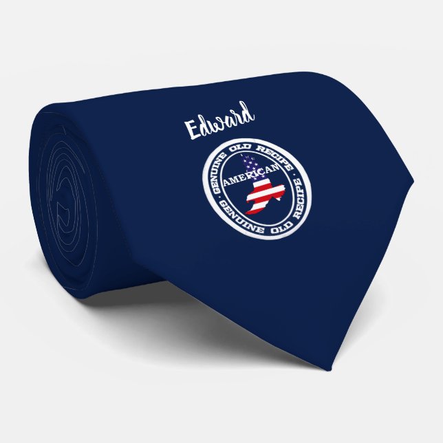 Genuine Recipe American Neck Tie (Rolled)
