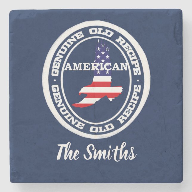 Genuine Recipe American Stone Coaster (Front)