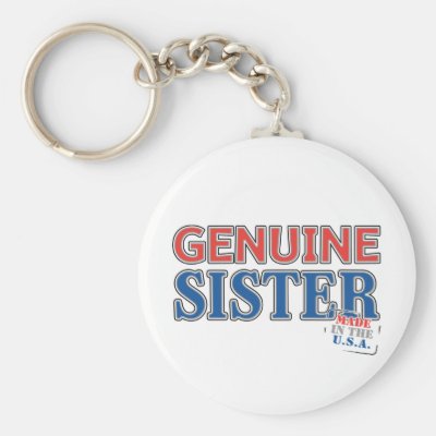 Genuine Sister Keychain