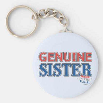 Genuine Sister Keychain