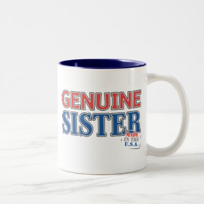 Genuine Sister Two-Tone Coffee Mug