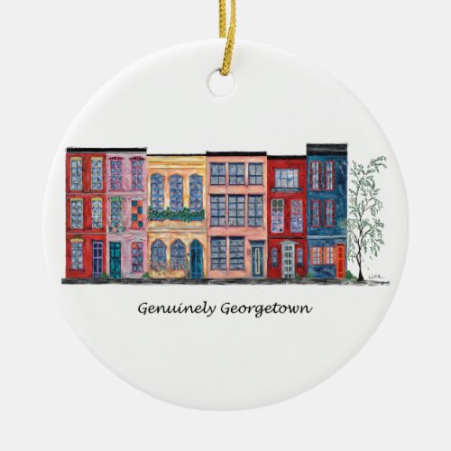 Genuinely Georgetown Ceramic Ornament