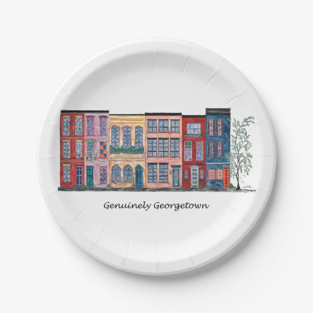 Genuinely Georgetown Paper Plates (Front)